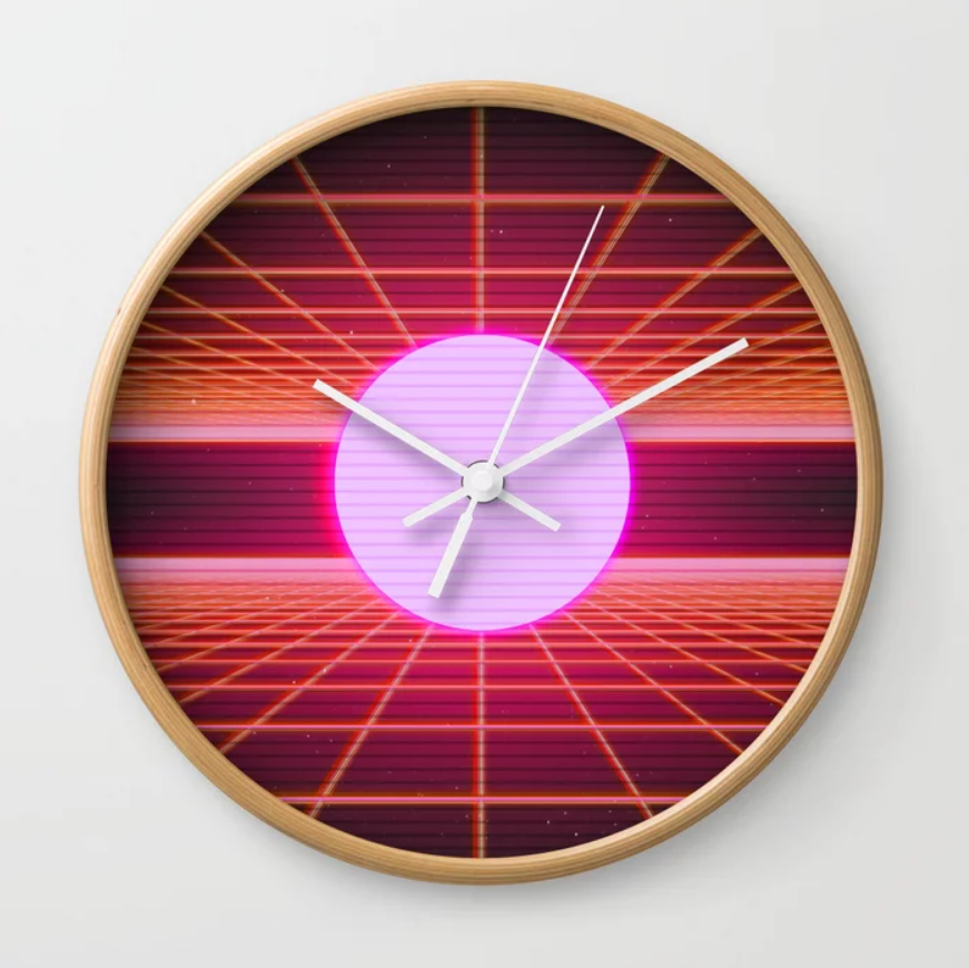 Retro 80's Clock