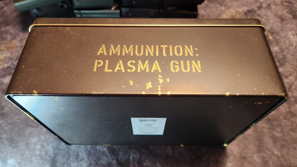 Games Workshop Warhammer 40K Plasma Ammunition Tin prop