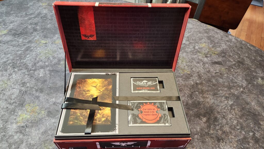 Warhammer 40000 seventh edition limited edition rulebook box contents