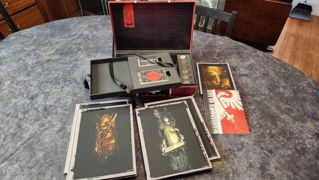 Warhammer 40000 seventh edition limited edition rulebook box contents